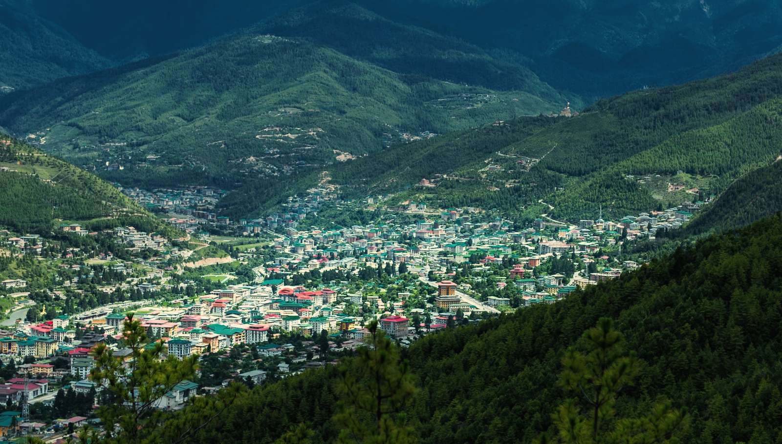 View of Thimphu City, Bhutan